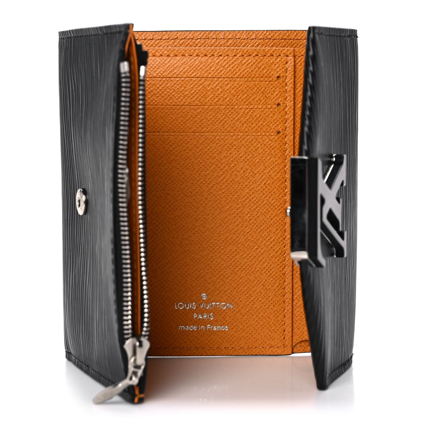 Epi Grenelle Compact Wallet Black
