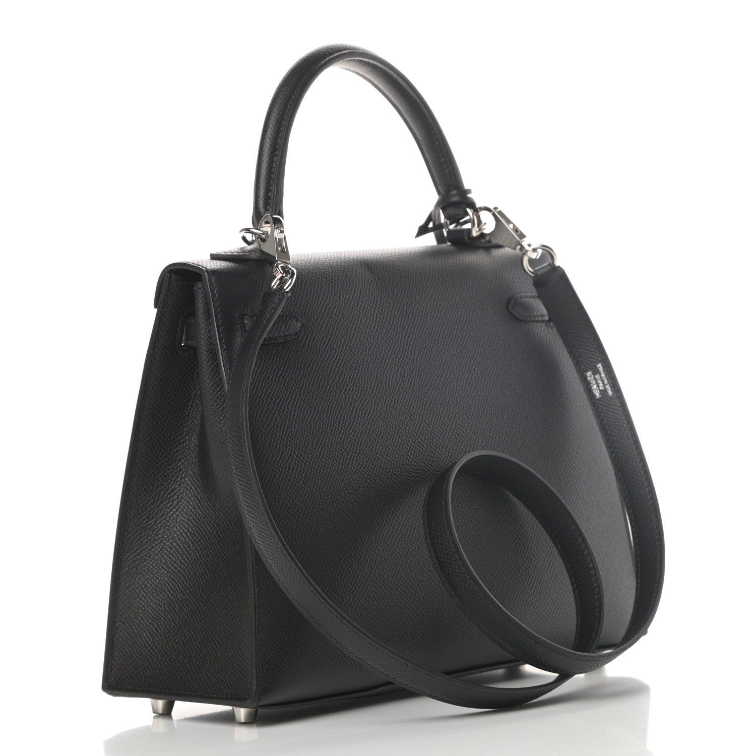 Hermes Epsom Kelly Sellier 25 Black 3 of 14