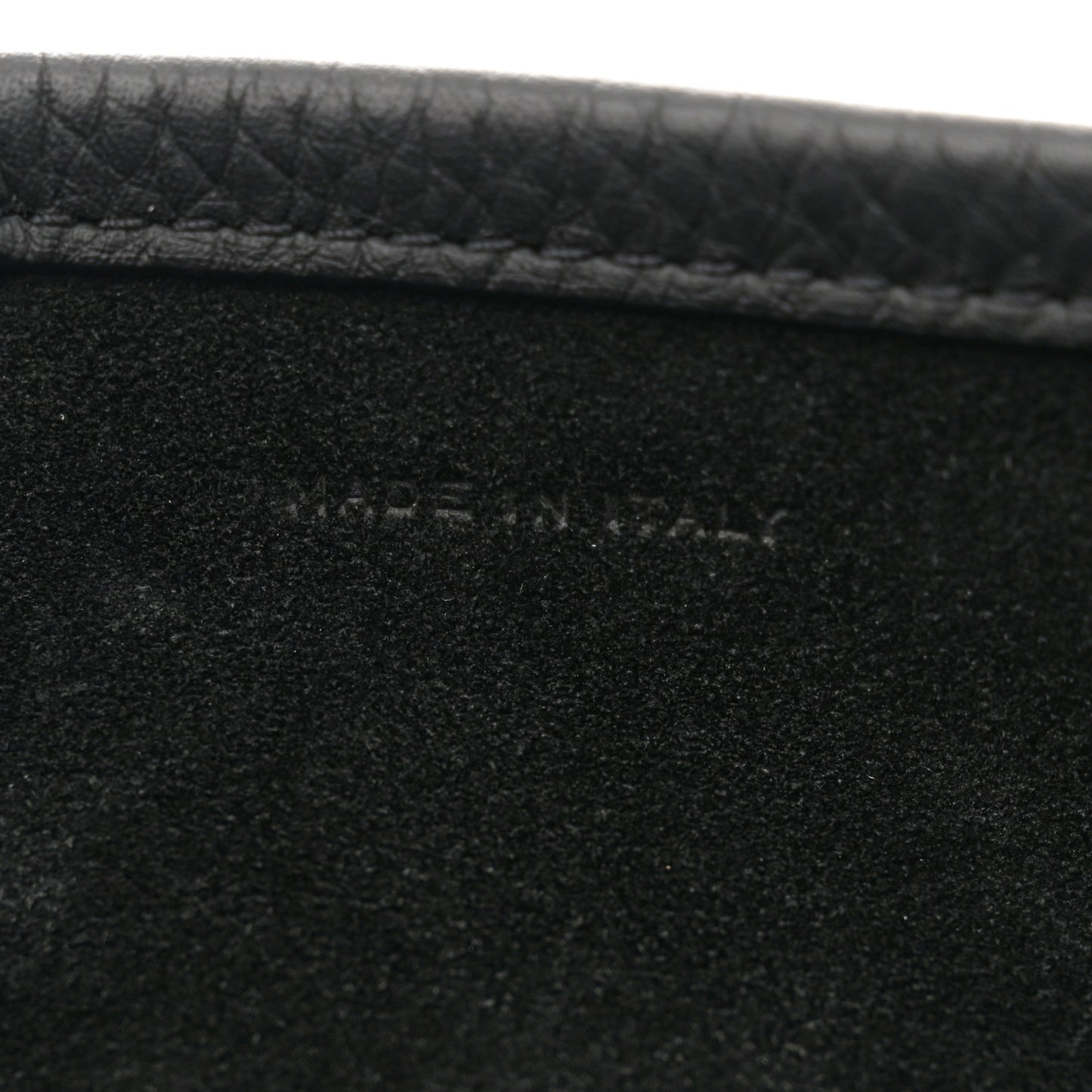 Grained Calfskin Medium N/S Park Tote Black
