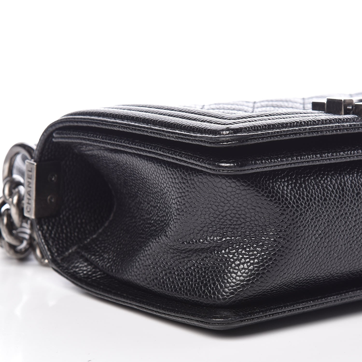 Chanel Caviar Quilted Small Boy Flap Black 9 of 10