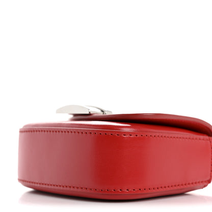 Salvatore Ferragamo Dappled Calfskin XS Fiamma Crossbody Flame Red 10 of 11