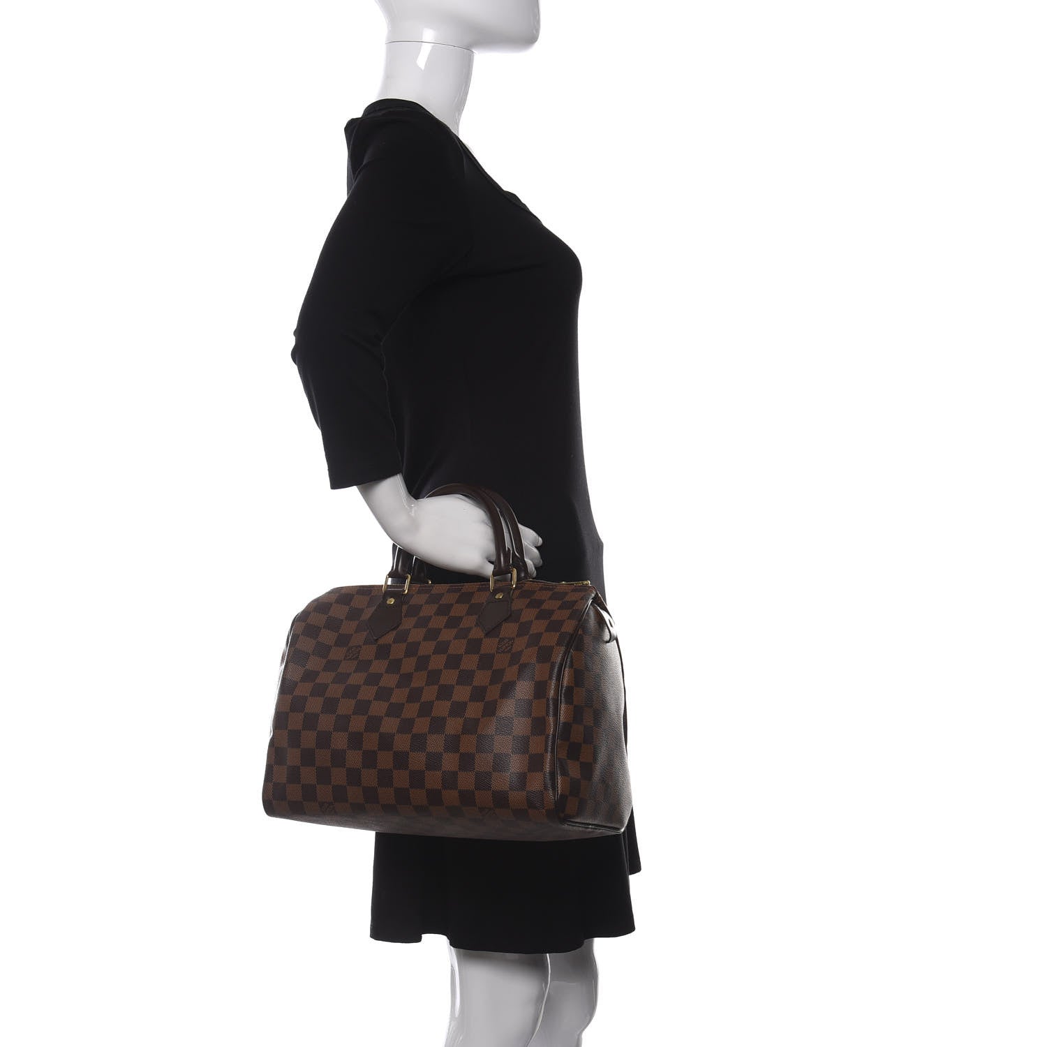 Louis Vuitton Damier Ebene Speedy 30 2 of 9