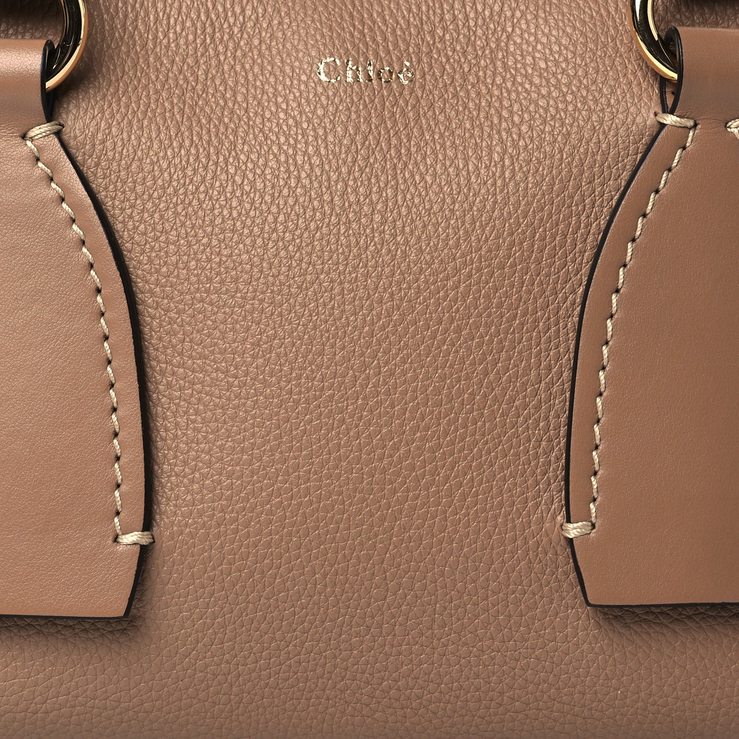 Calfskin Small Daria Cement Brown