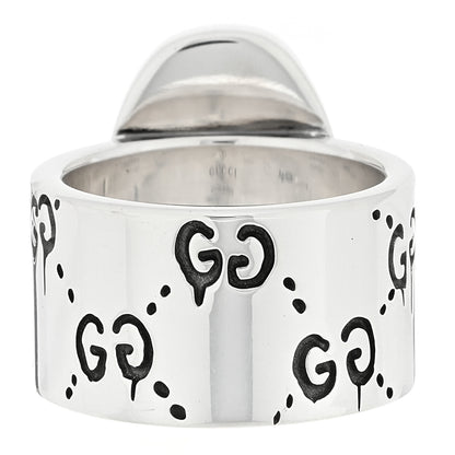 Gucci Sterling Silver GucciGhost Ring 52 6 3 of 4