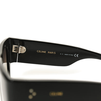 Celine Acetate Rectangular Sunglasses CL4056IN Black 6 of 8