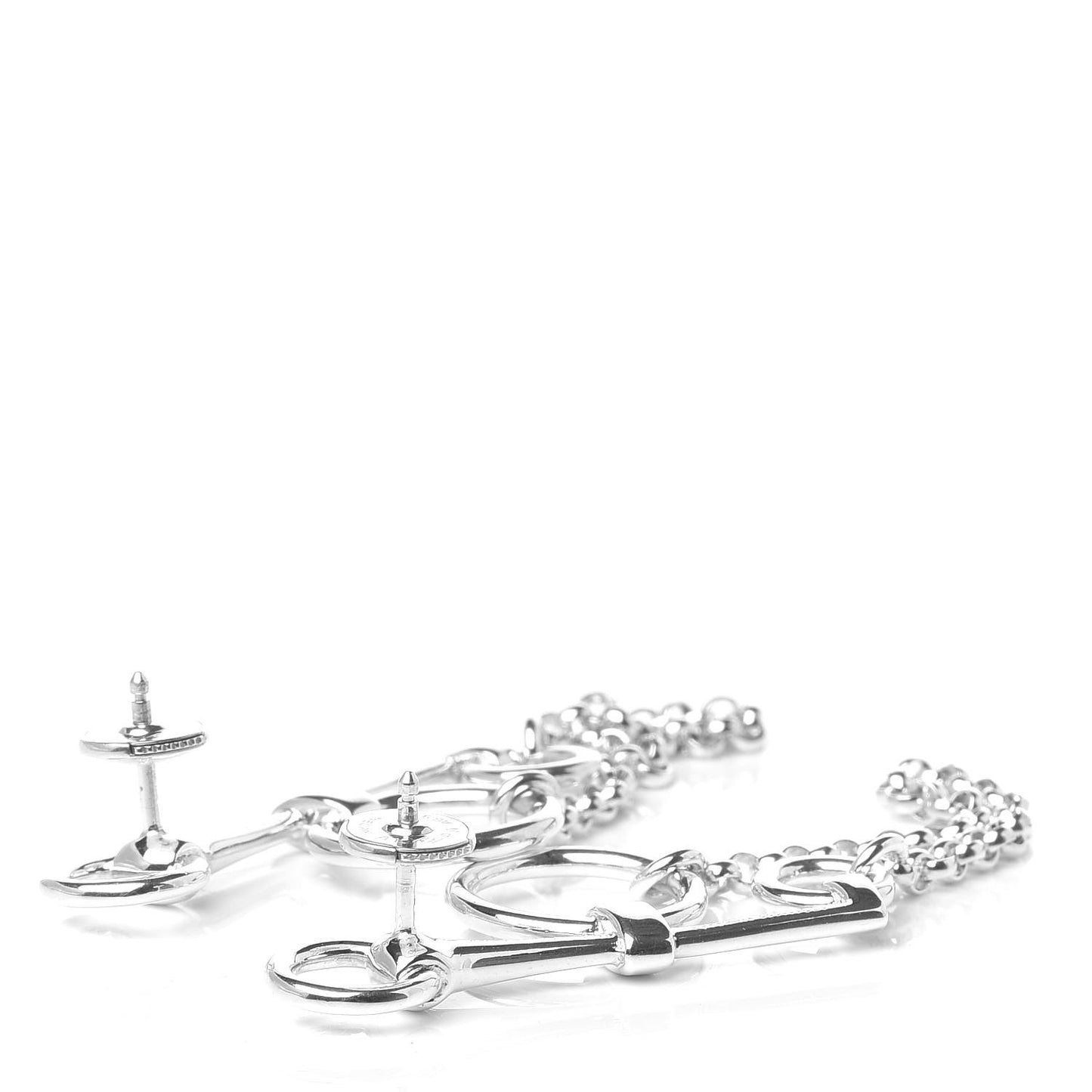 Sterling Silver Mors De Bride Earrings