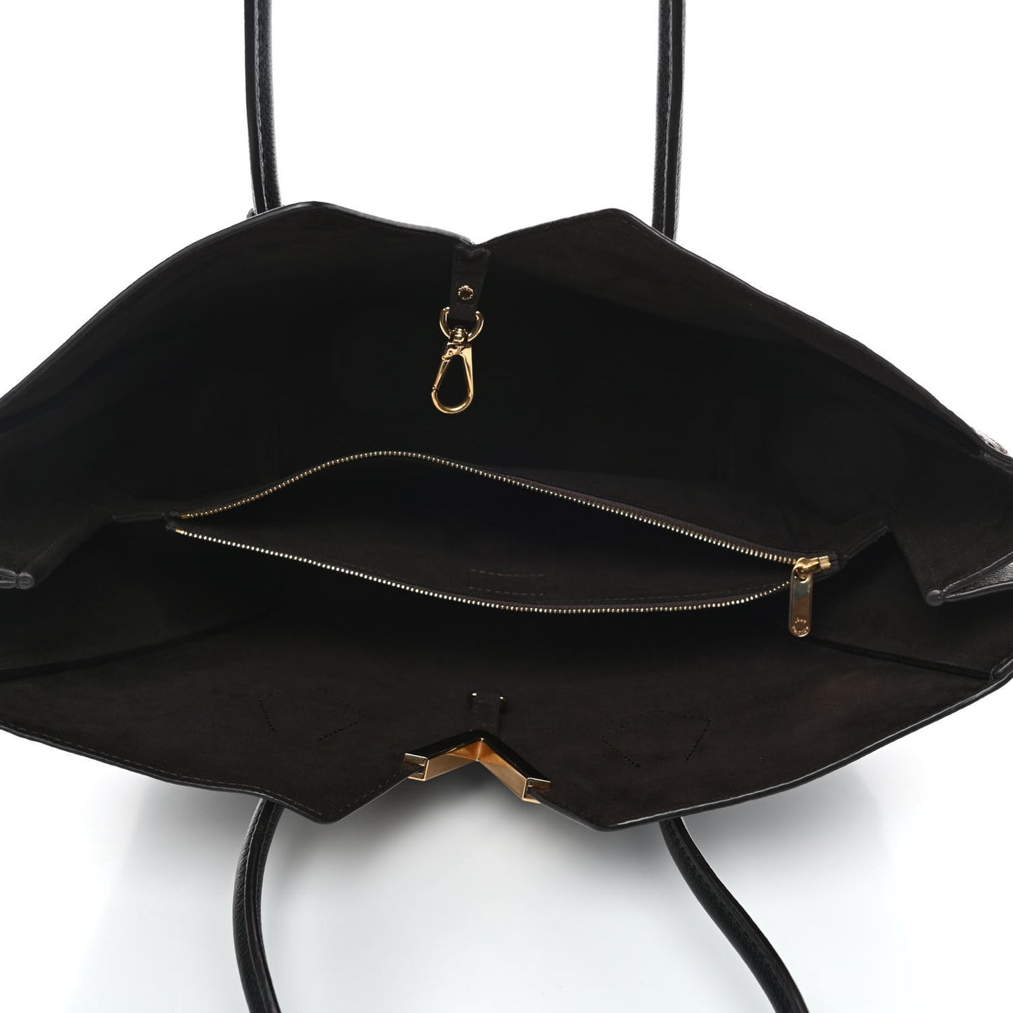 Calfskin Monogram Kimono Tote Black