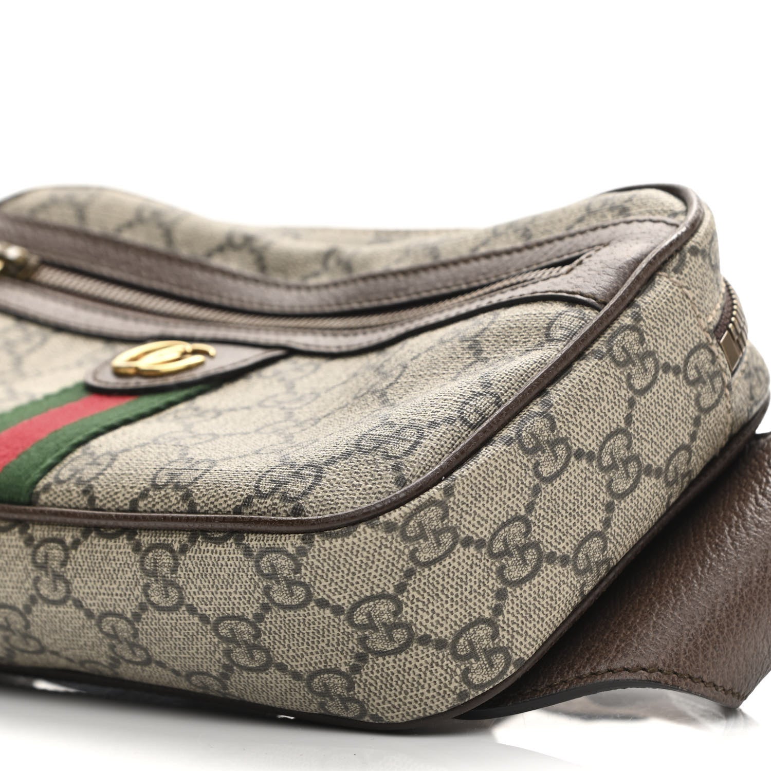 Gucci Soft GG Supreme Monogram Medium Ophidia Belt Bag Dark Brown 11 of 11