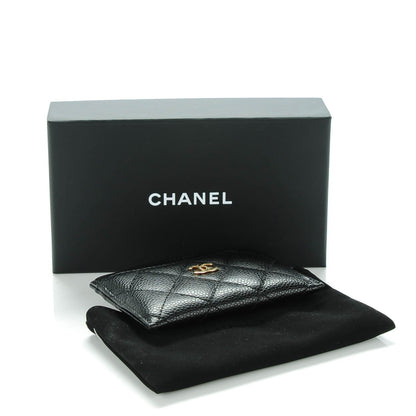 Chanel Caviar Quilted Card Holder Black 4 of 8