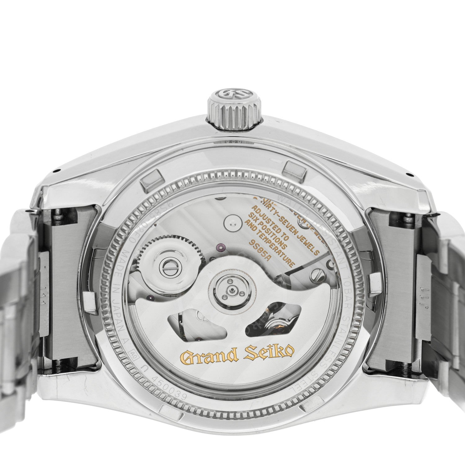 Grand Seiko Stainless Steel 38mm Heritage Collection Automatic Watch Blue SBGH347G 4 of 5