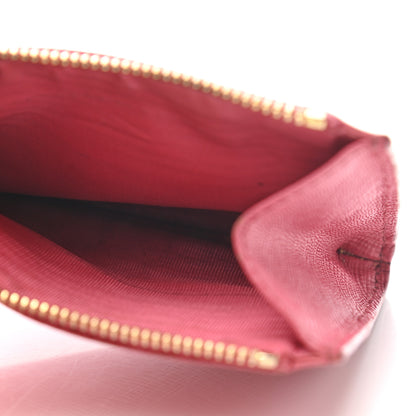Prada Saffiano Zip Card Holder 5 of 7