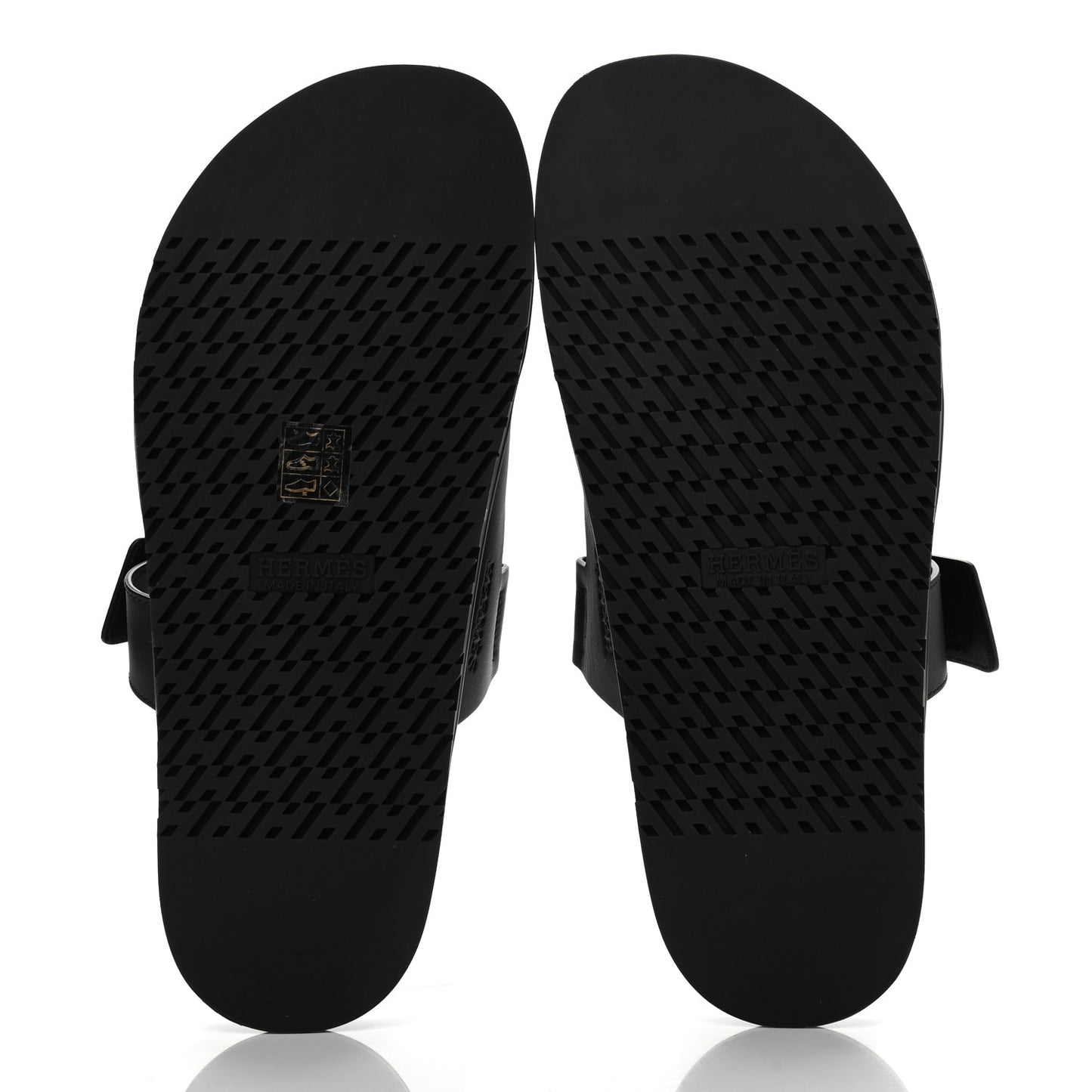 Calfskin Mens Chypre Sandals 42.5 Black