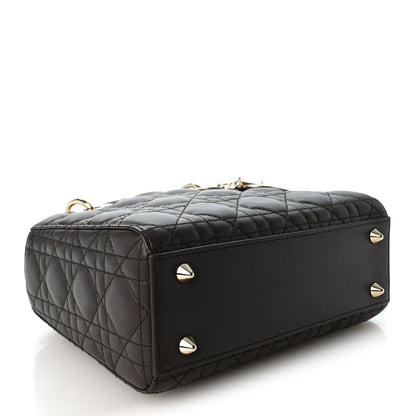 Christian Dior Lambskin Cannage Small My ABCDior Lady Dior Dark Chocolate 4 of 10