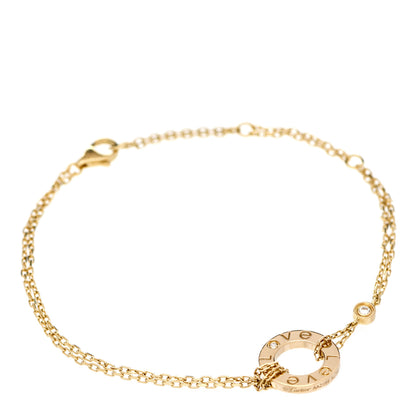 Cartier 18K Yellow Gold Diamond LOVE Bracelet 1 of 6