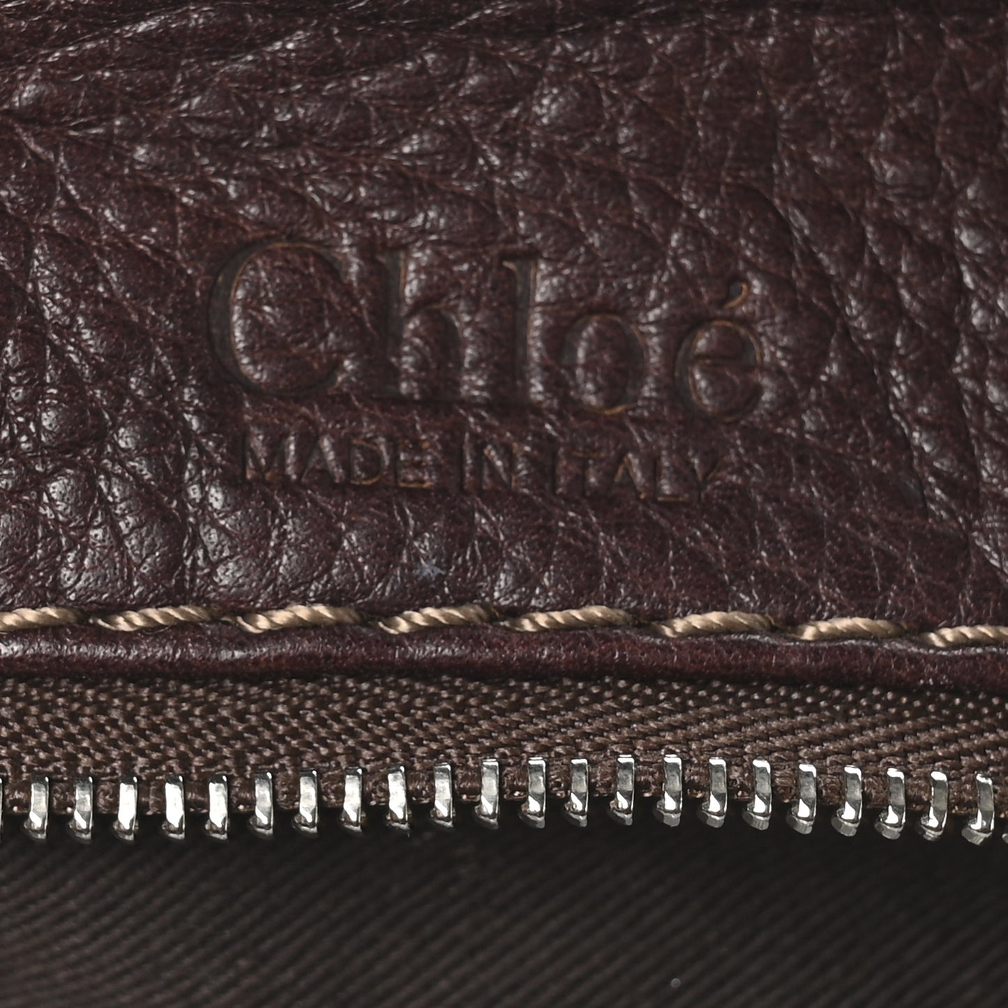 Calfskin Medium Paddington Satchel Chocolate
