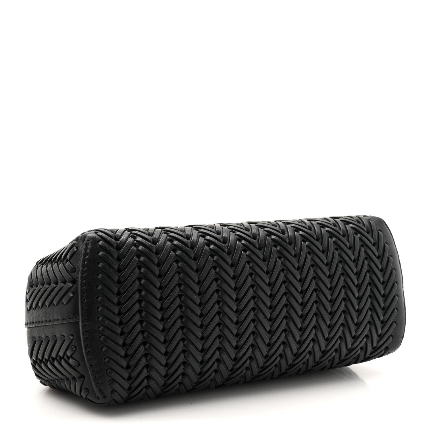 Fendi Vitello Grace Intreccio Nappa Small Fendi First Black 4 of 10