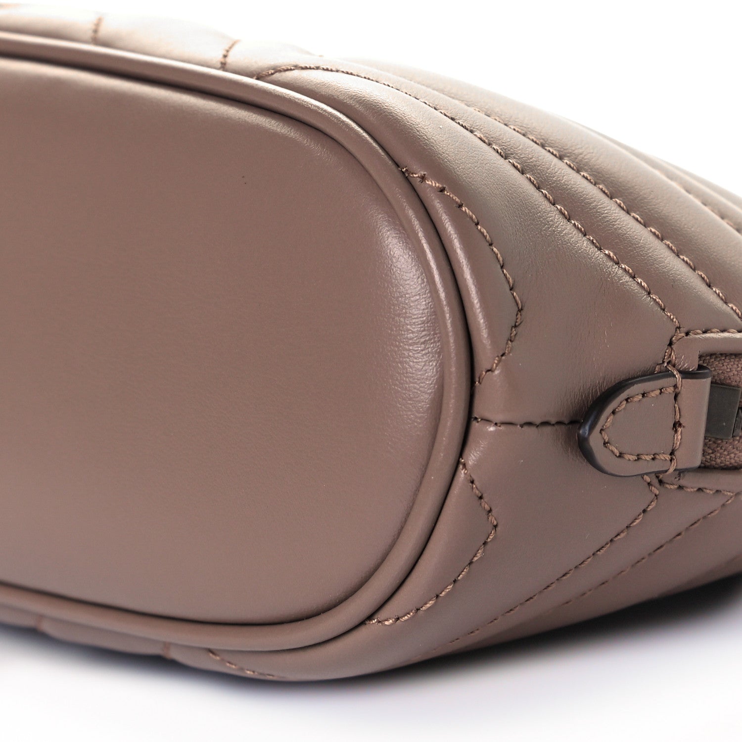 Gucci Calfskin Matelasse Large GG Marmont Pouch Cosmetic Case Porcelain Rose 10 of 10
