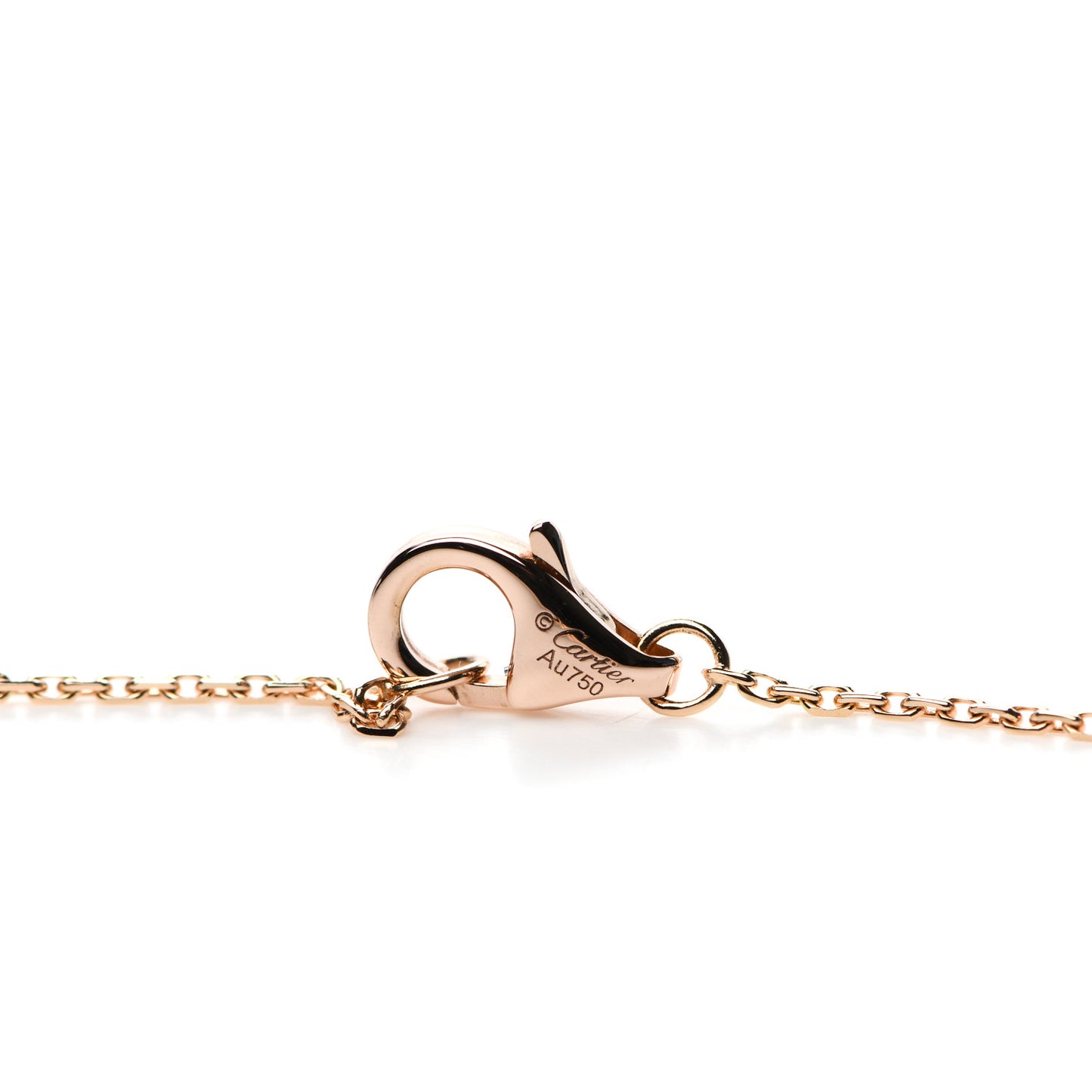 18K Pink Yellow White Gold Diamond Trinity Pendant Necklace