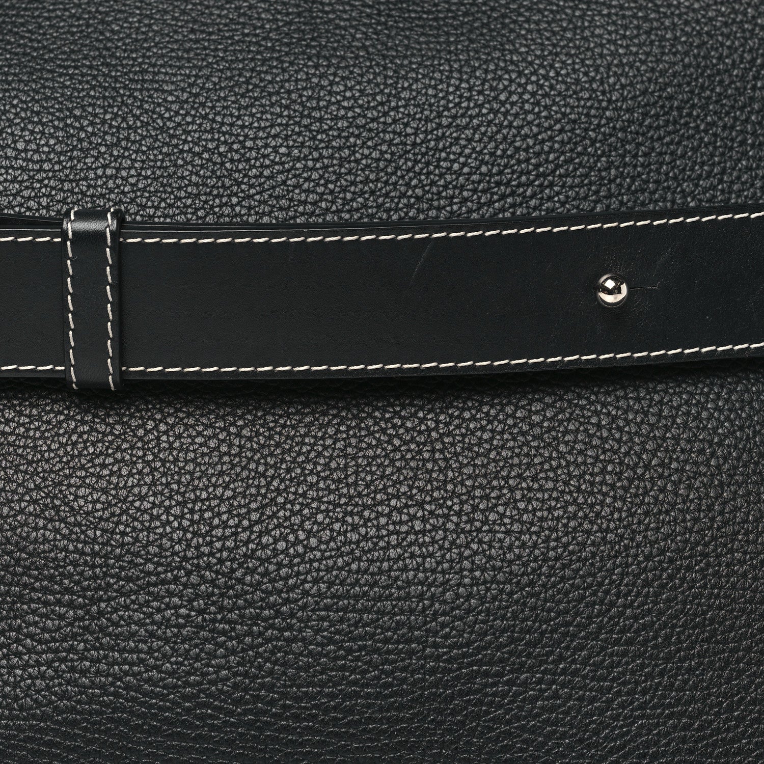 Loewe Grained Calfskin Small Bolso Belt Messenger Bag Black 7 of 12