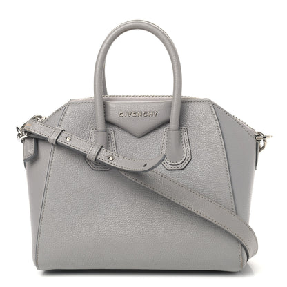 Givenchy Sugar Goatskin Mini Antigona Pearl Grey 1 of 19