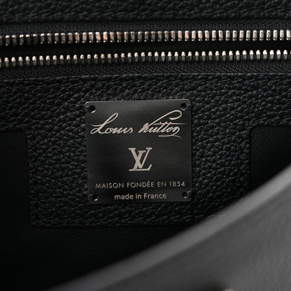 Louis Vuitton Cuir Millesime Georges Pouch Black 6 of 9