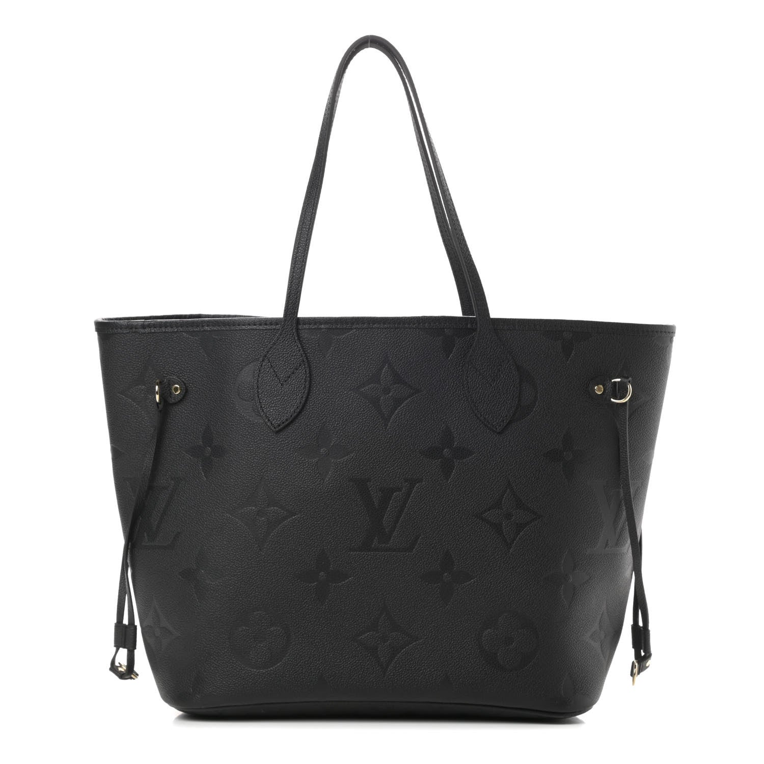Louis Vuitton Empreinte Monogram Giant Neverfull MM Black 1 of 9