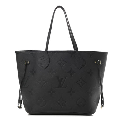 Louis Vuitton Empreinte Monogram Giant Neverfull MM Black 1 of 9