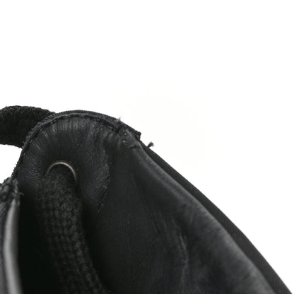 Prada Re-Nylon Gabardine Triangle Womens Wheel Pouch Pocket High Top Sneakers 39 Black 9 of 9