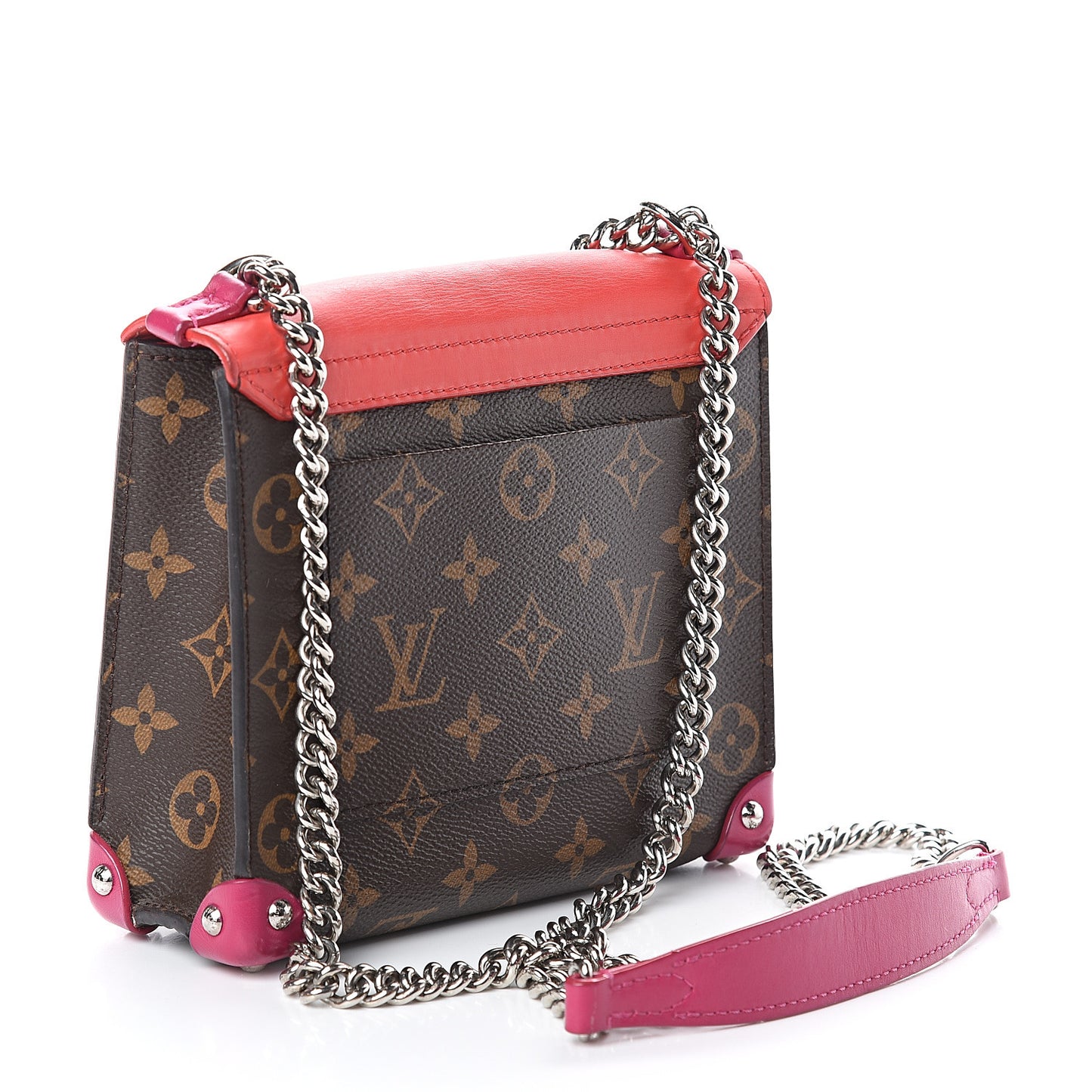 Monogram Tribal Mask Pochette PM Rouge