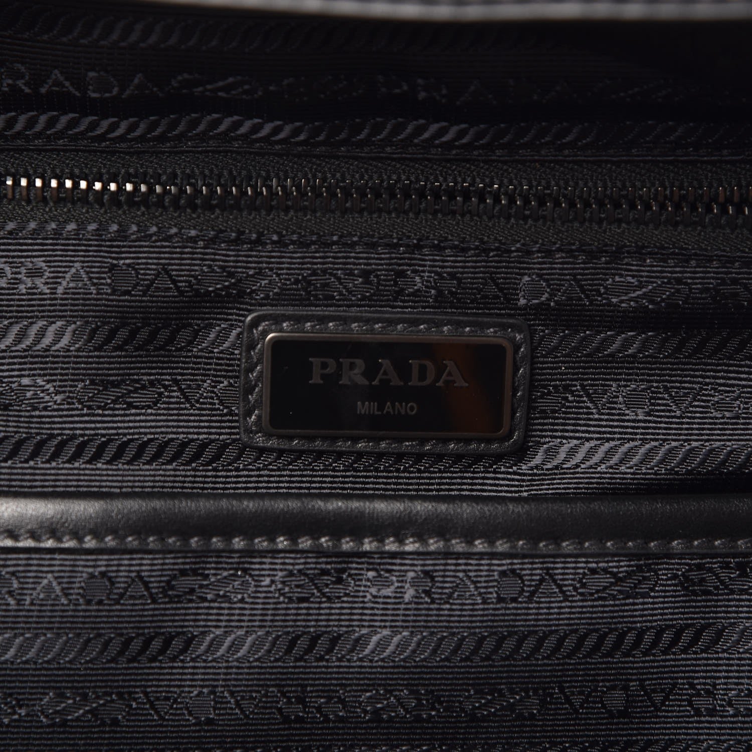 Prada Soft Calfskin Day Backpack Black 6 of 7
