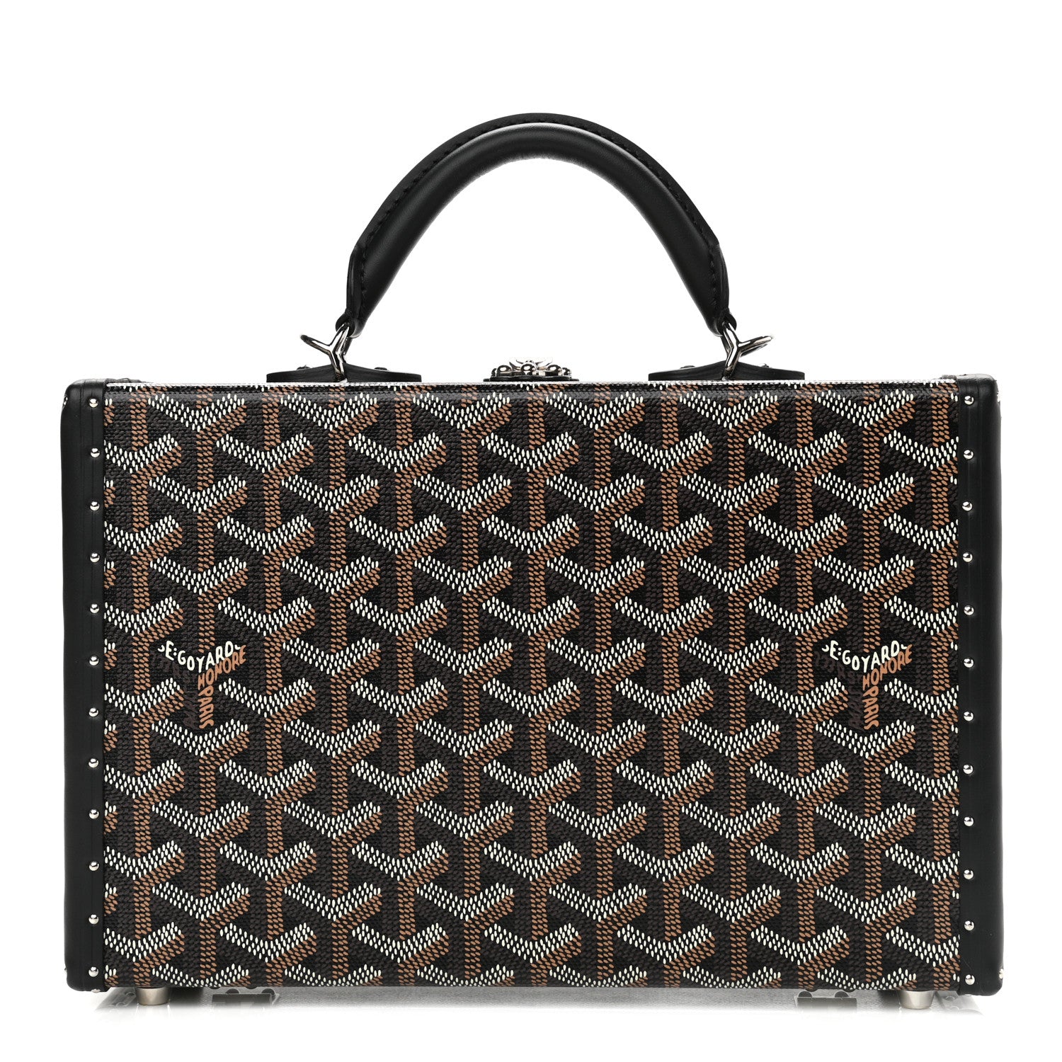 Goyard Goyardine Grand Hotel Trunk Bag Black 1 of 11