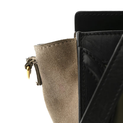 Celine Baby Grained Calfskin Nubuck Nano Tri-Color Luggage Stone 11 of 14