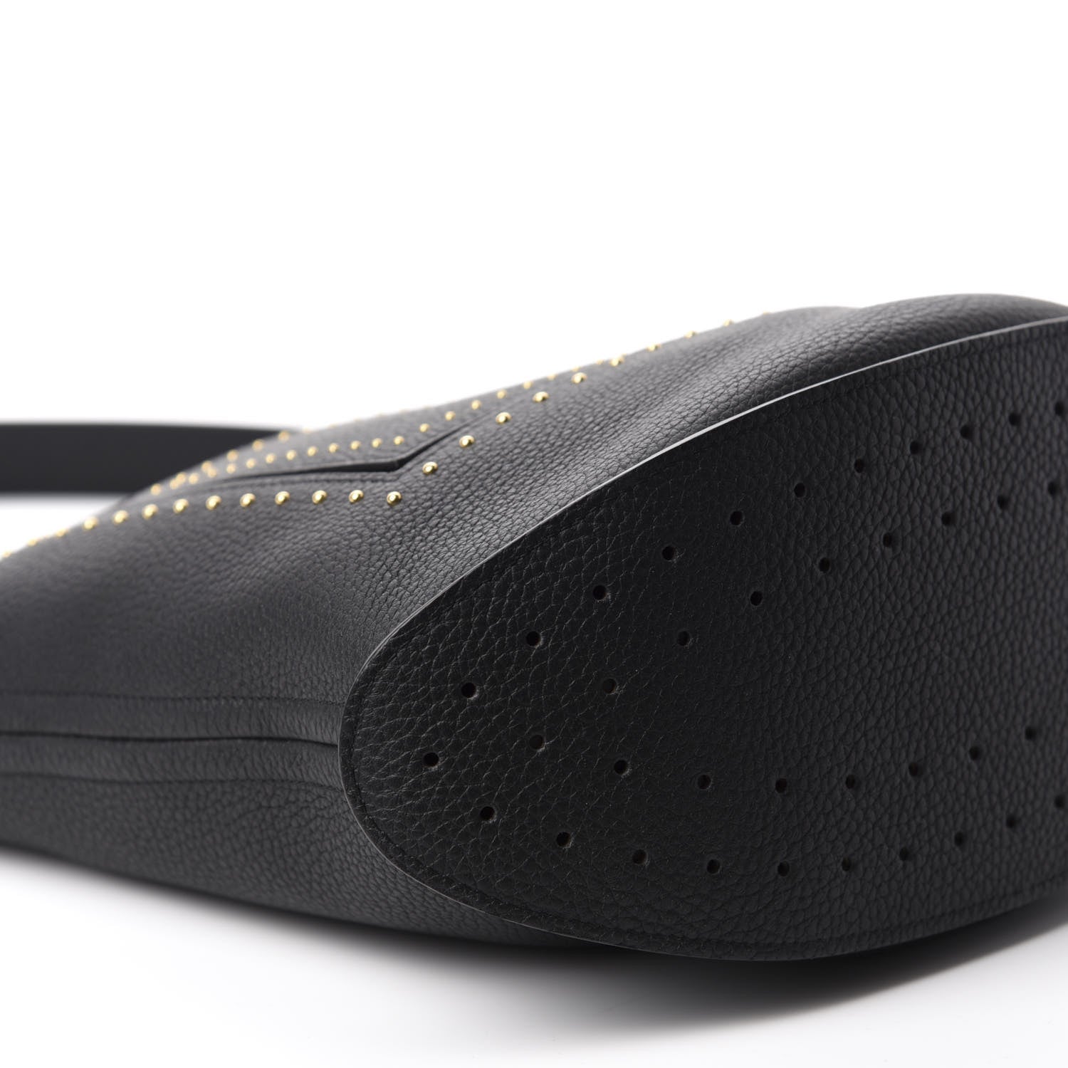 Delvaux Taurillon Pin Daily Studded Bucket Black 6 of 9