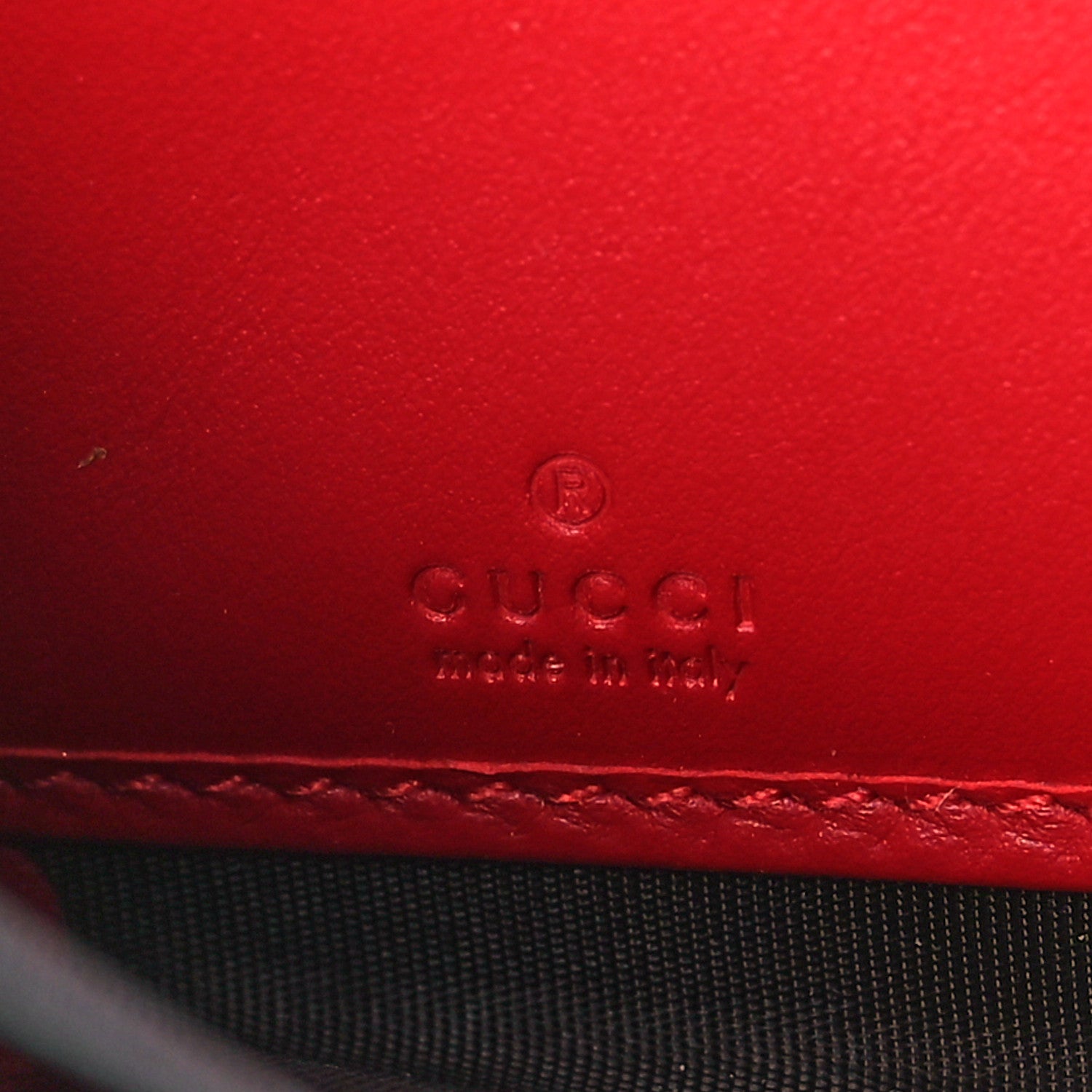 Gucci Calfskin Matelasse GG Marmont Zip Around Wallet Hibiscus Red 6 of 9