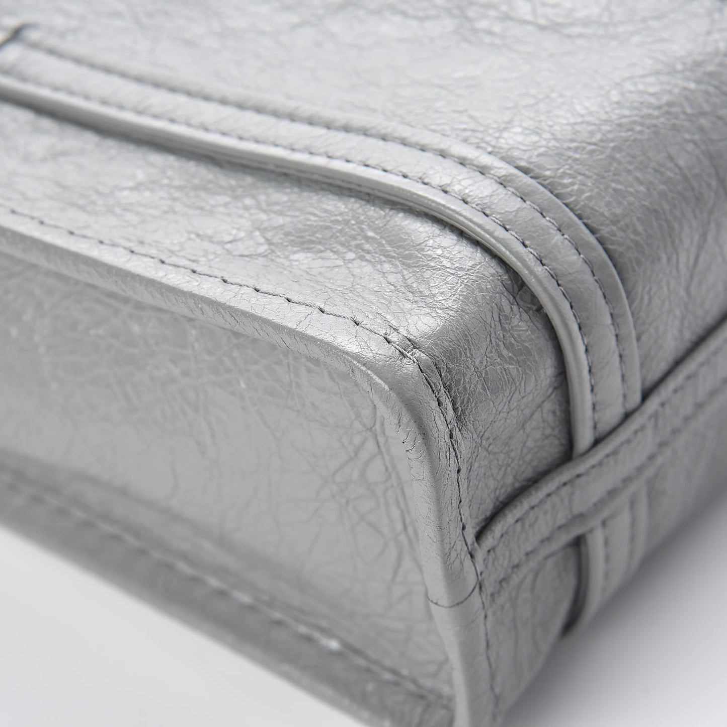 Agneau XXS Bazar Shopper Tote Gris Haussmannien