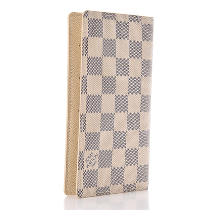 Louis Vuitton Damier Azur Checkbook Cover Wallet 3 of 8