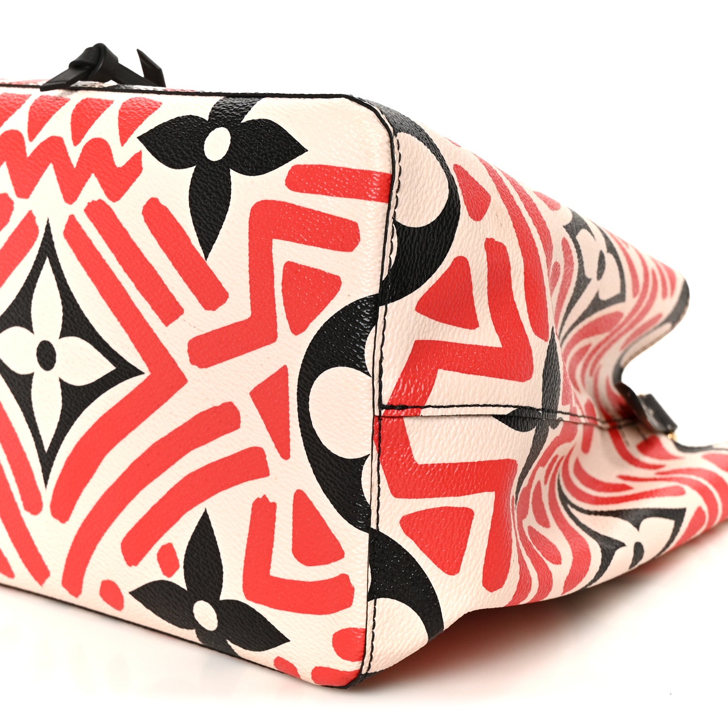 Louis Vuitton Monogram Giant Crafty NeoNoe MM Creme Rouge Black 9 of 9