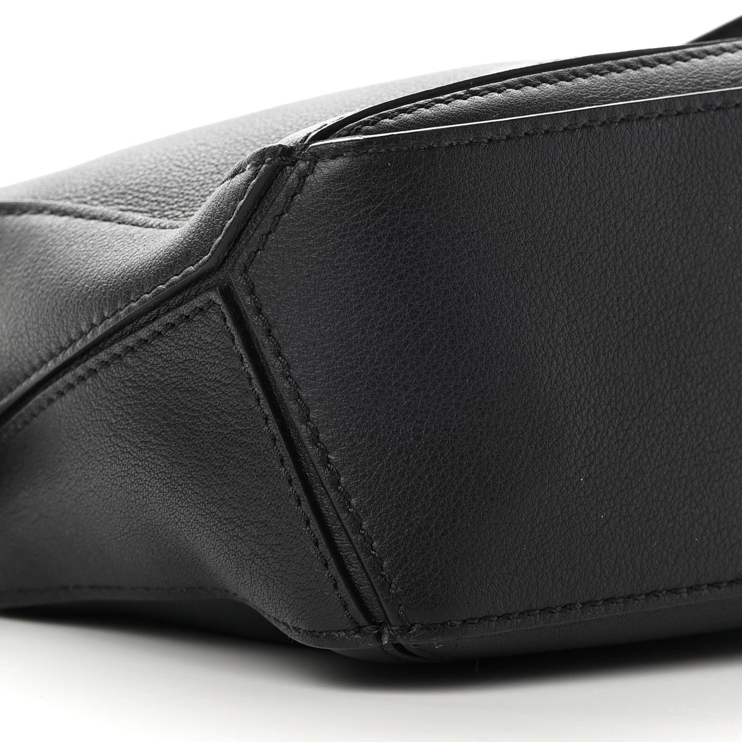 Calfskin Mini Puzzle Bag Black