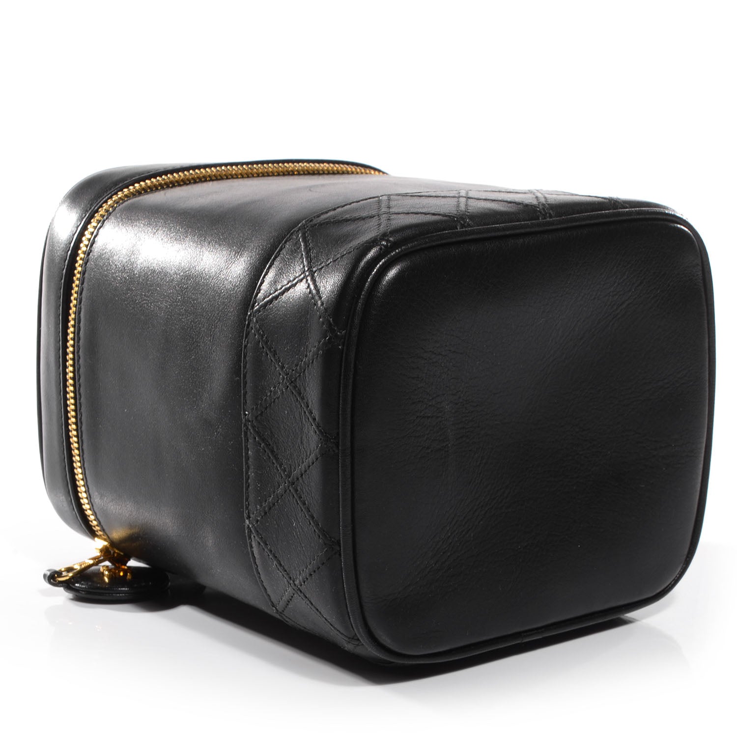 Chanel Lambskin Vanity Cosmetic Bag Black 4 of 8