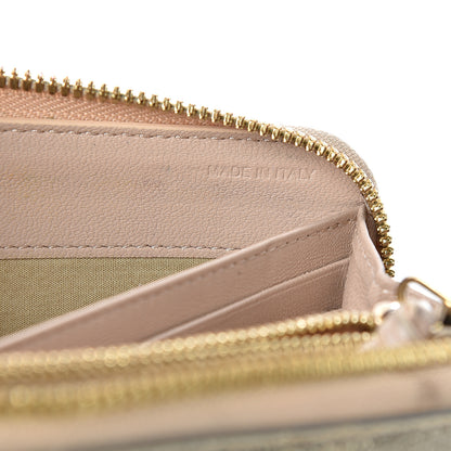 Chloe Metallic Calfskin Zip Around Wallet Gold 6 of 13