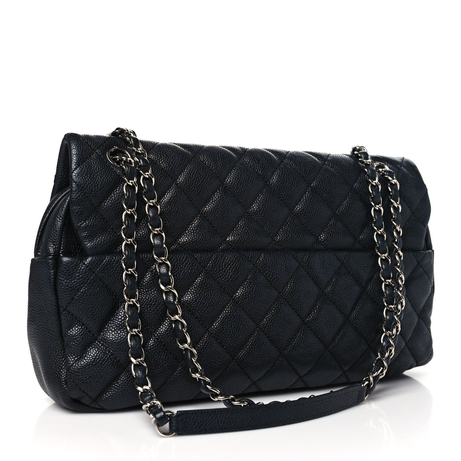 Chanel Caviar Quilted Jumbo Easy Flap Black 3 of 13