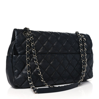 Chanel Caviar Quilted Jumbo Easy Flap Black 3 of 13