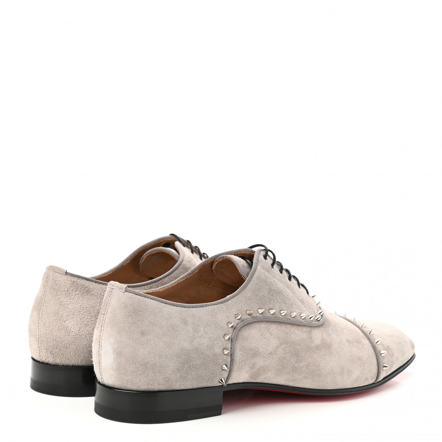 Suede Mens Greggo Flat Oxfords 42 Grey