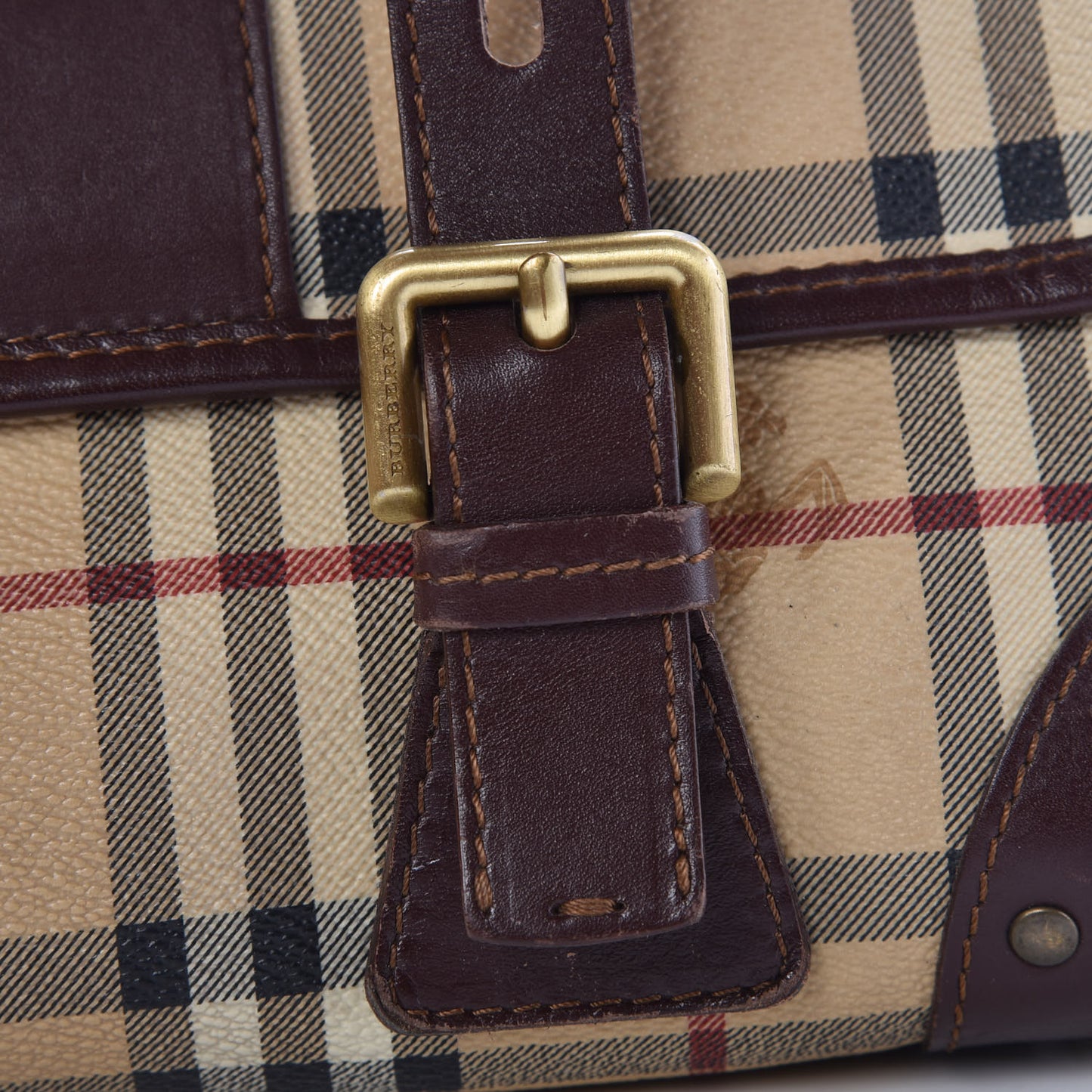 Haymarket Check Buckle Satchel