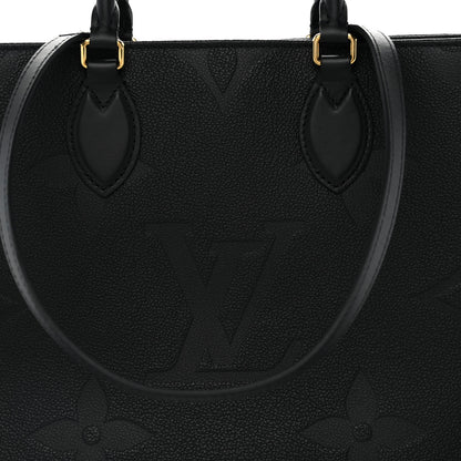 Louis Vuitton Empreinte Monogram Giant Onthego MM Black 7 of 9