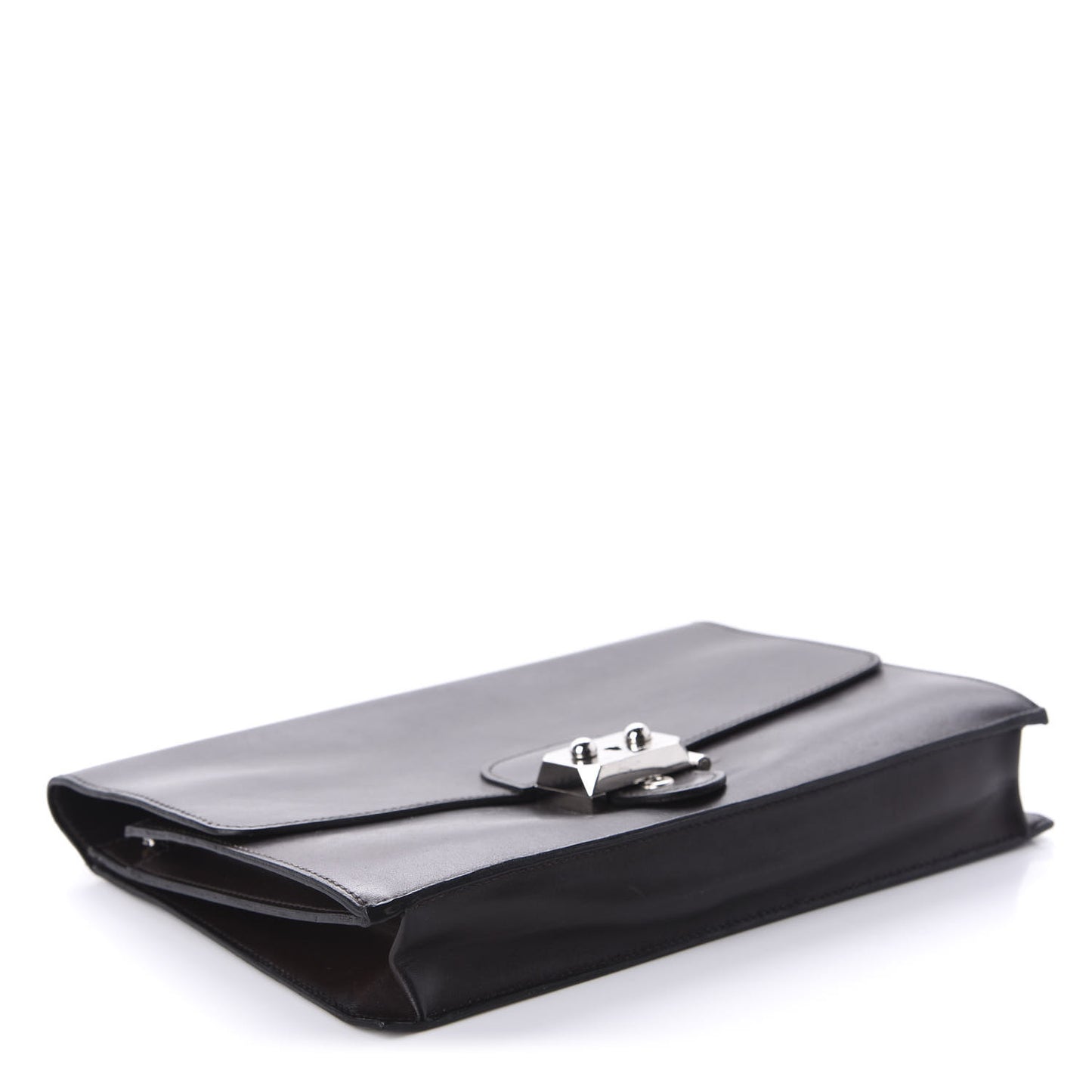 Box Jet Pochette Clutch Chocolate