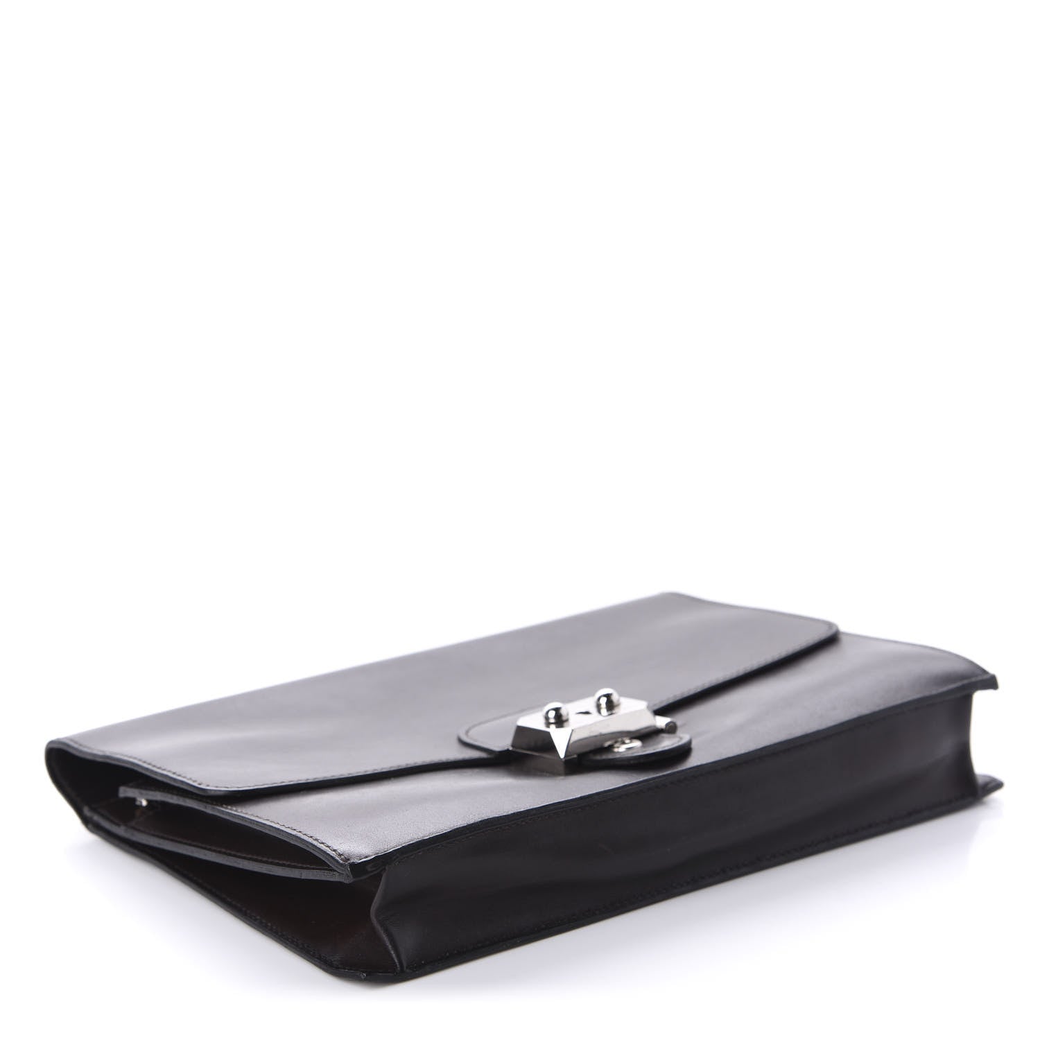 Hermes Box Jet Pochette Clutch Chocolate 4 of 10