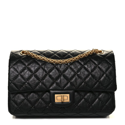 Chanel Aged Calfskin Quilted 2.55 Reissue 225 Flap Black 1 of 9