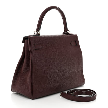 Hermes Togo Kelly Retourne 28 Rouge H 3 of 10