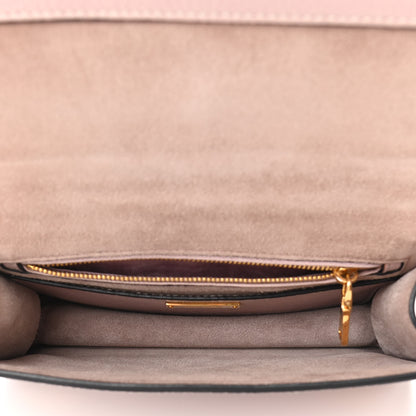 Miu Miu Goatskin Madras Soft Calf Crystal Embellished Shoulder Bag Mughetto 5 of 10